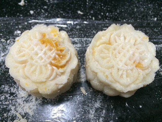 传说中的大班冰皮月饼 终于能尝到啦～