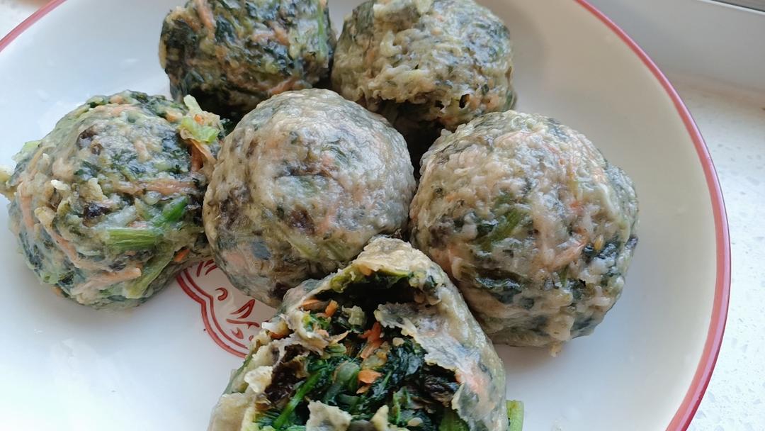 有营养的菠菜团子