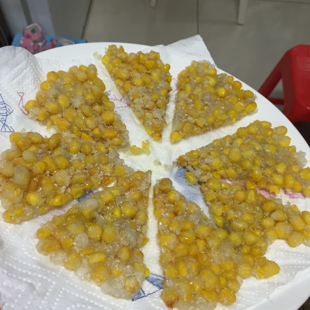 冰花玉米烙（不需要技巧百分之百成功）