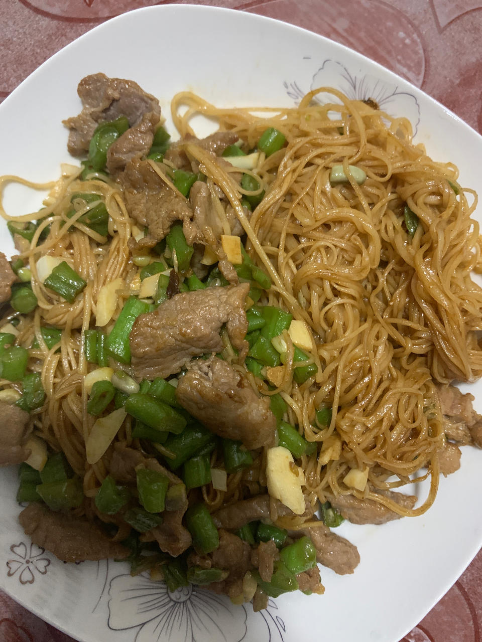 地道老北京扁豆焖面 豆角焖面 太好吃小心吃撑哦