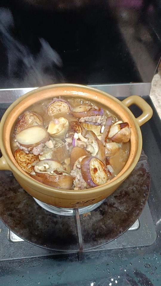 煎酿三宝之～酿茄子