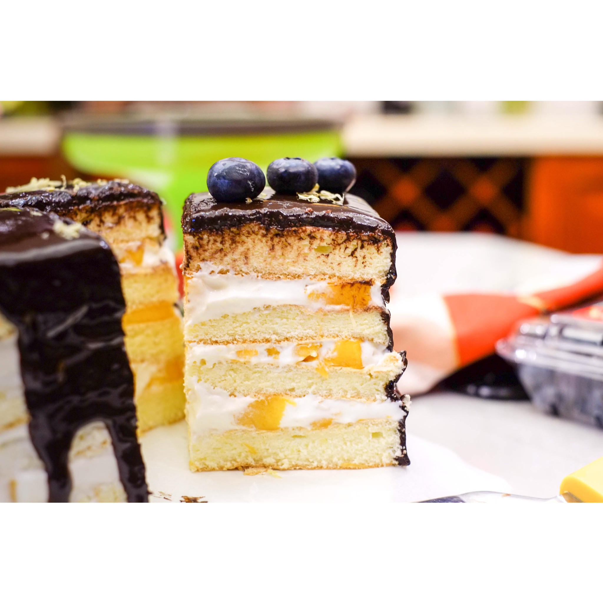 不一样的基础戚风蛋糕夹层<分片小残手也能快速搞定！>