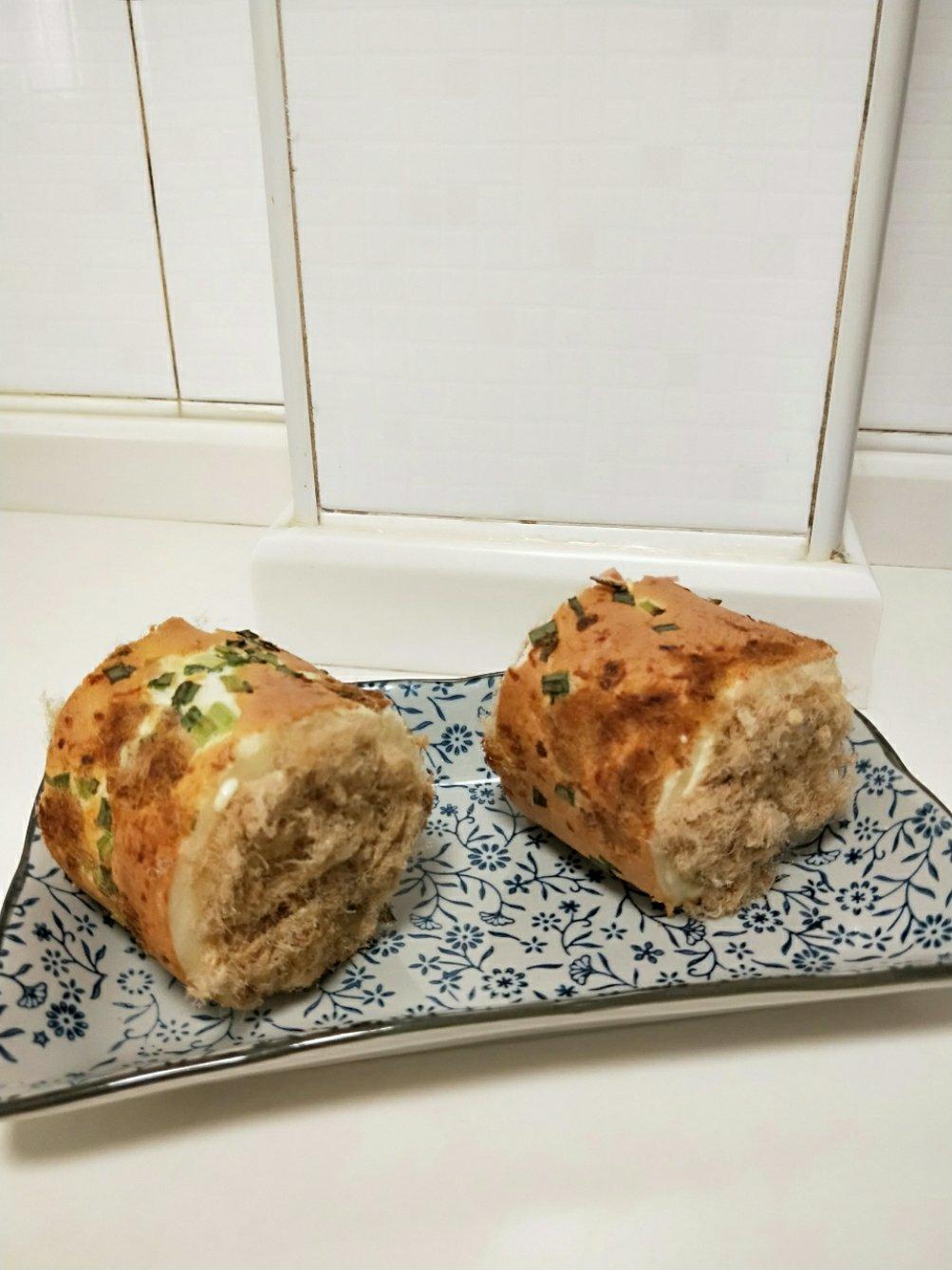 香葱肉松卷 蛋糕卷-无敌美味