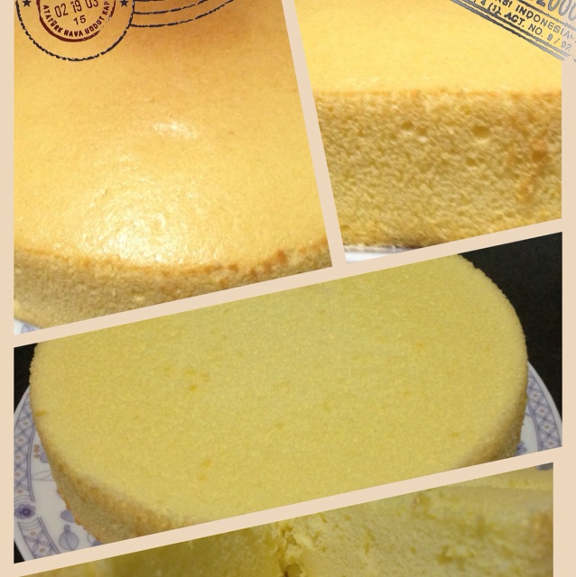 6寸戚风蛋糕（2蛋）