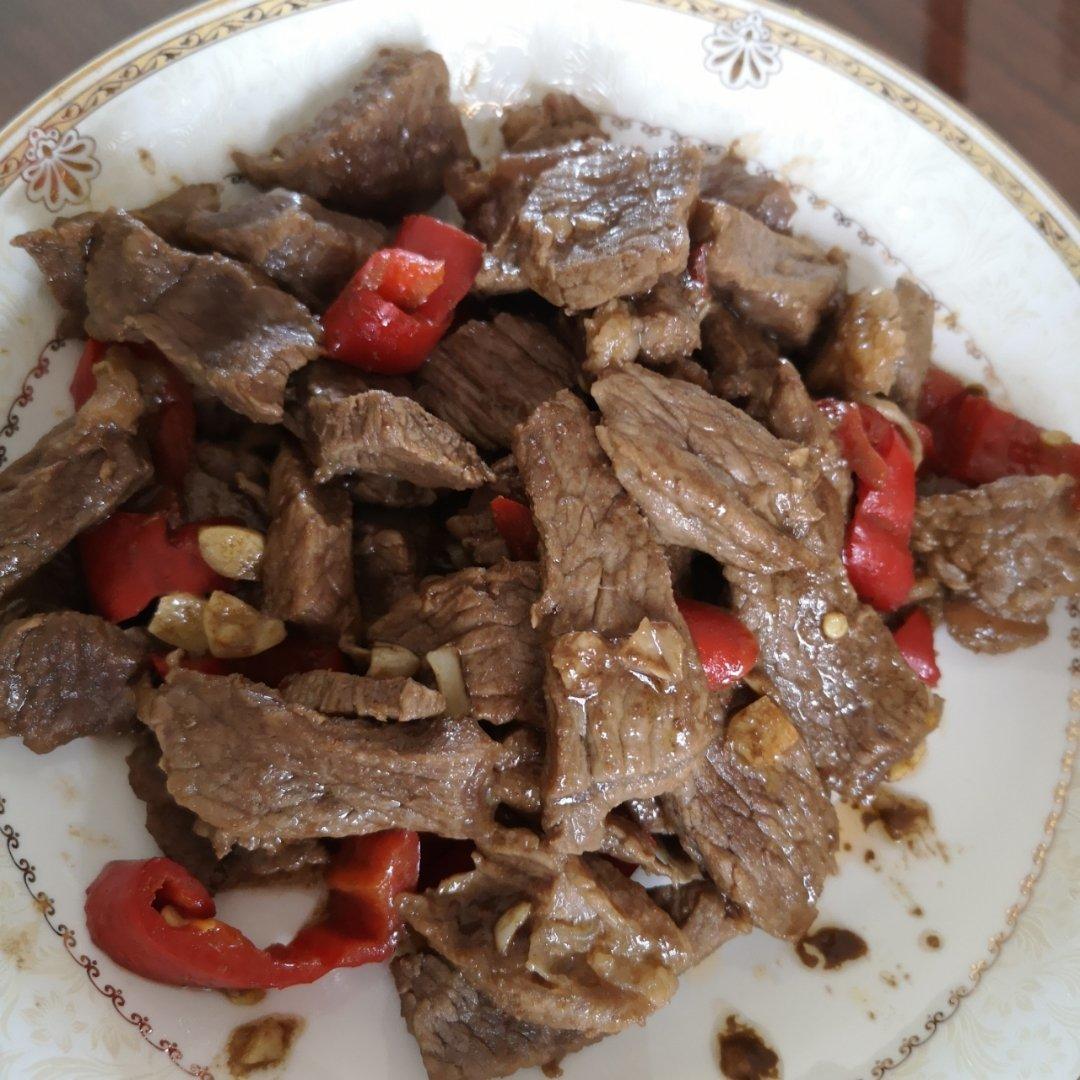 红椒炒牛肉