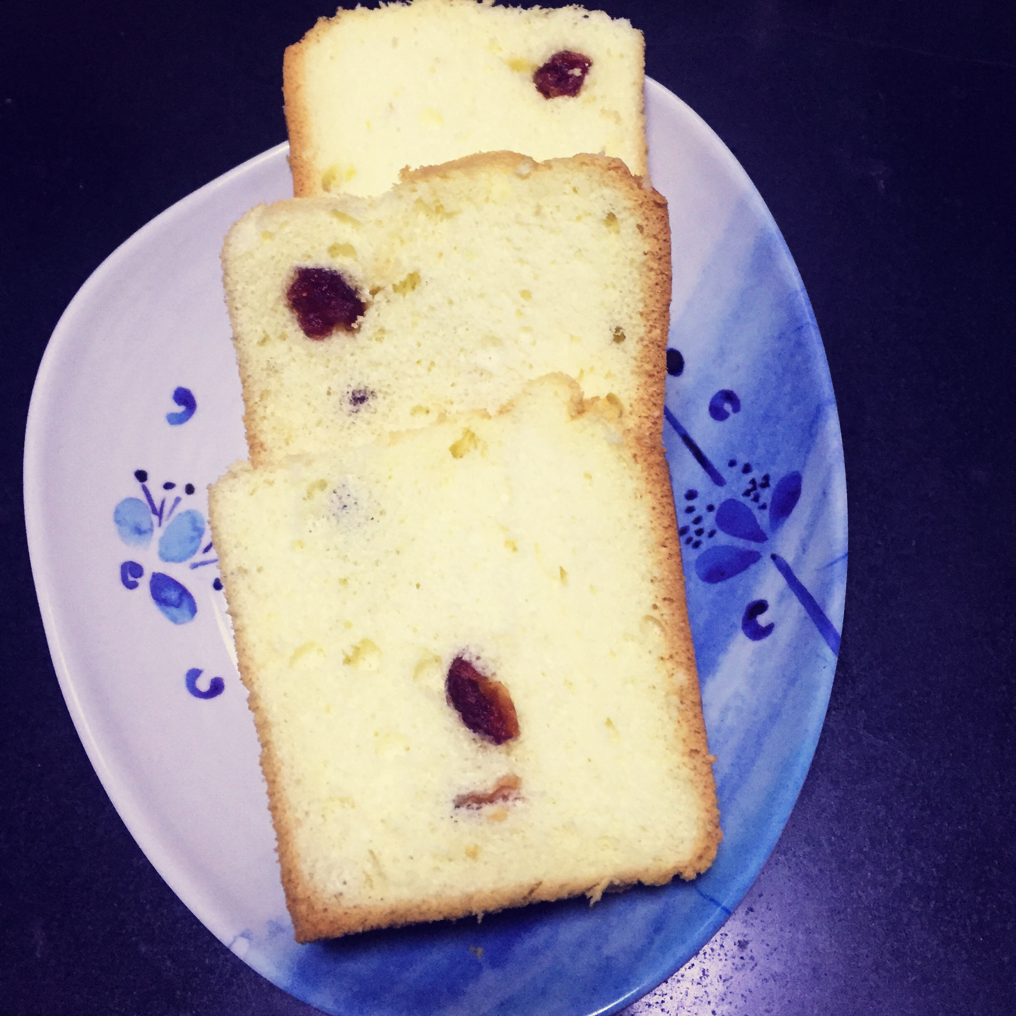 枫糖黑加仑戚风蛋糕
