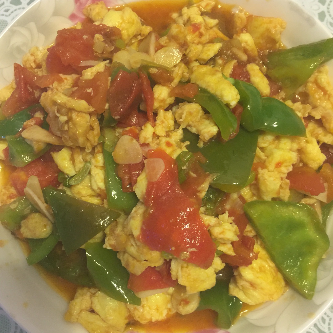 鸡蛋炒西红柿i
