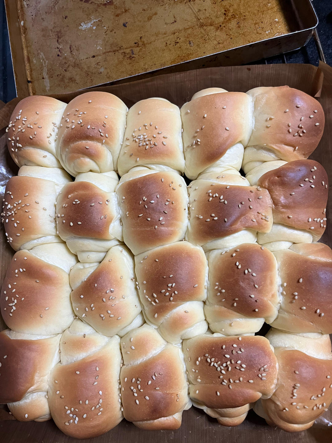 牛奶面包卷（直接法）