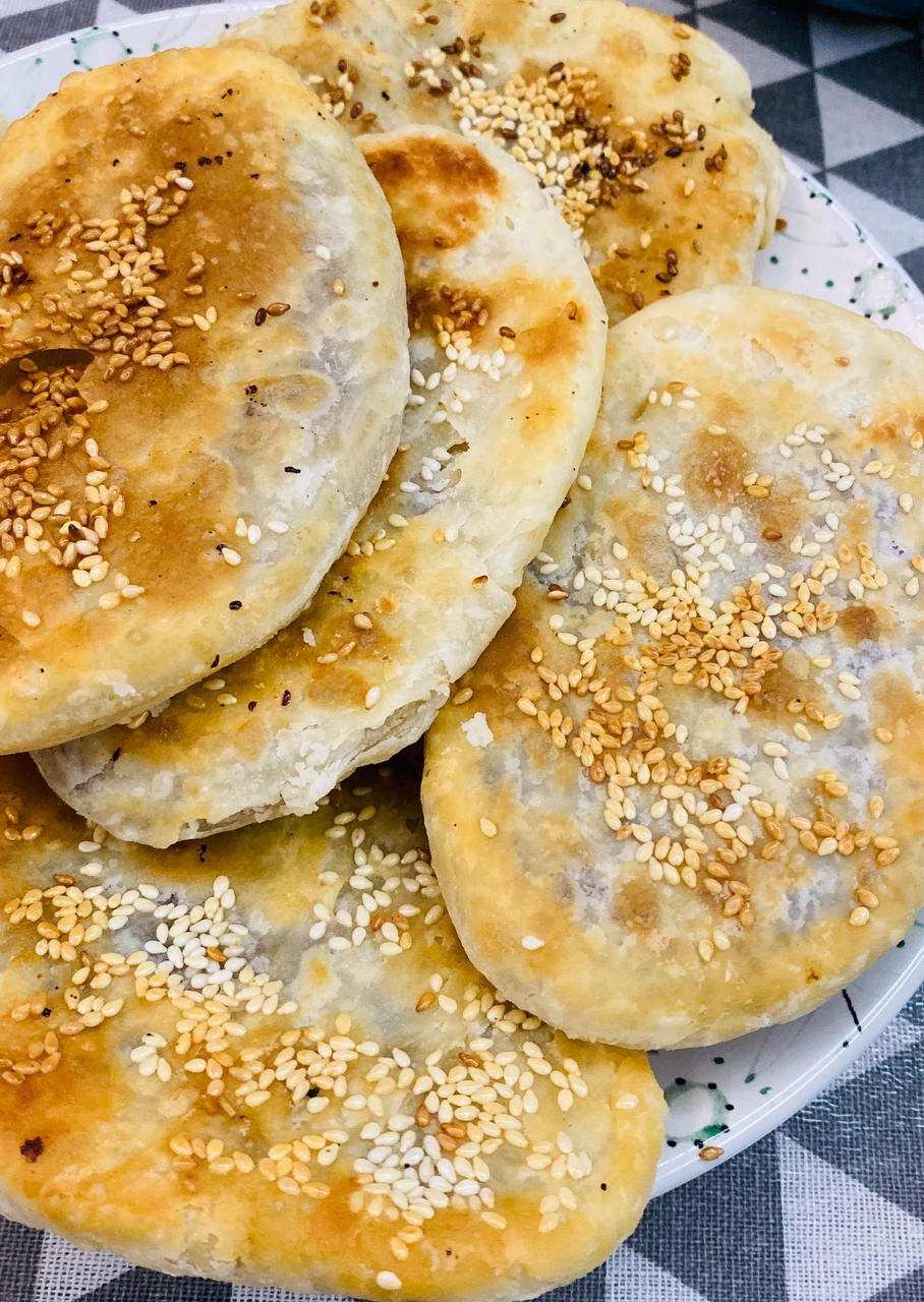 吃不够的糖酥饼 娃的最爱 家常红糖酥饼 酥到直掉渣 附细节视频详解