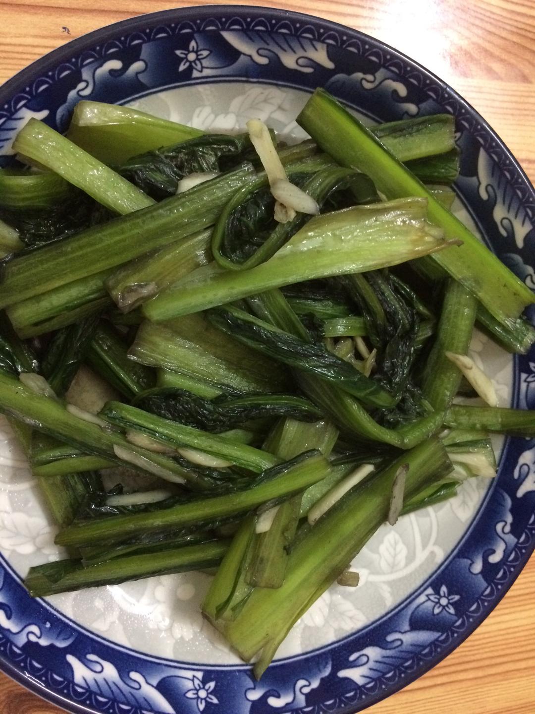 清炒香麦菜的做法