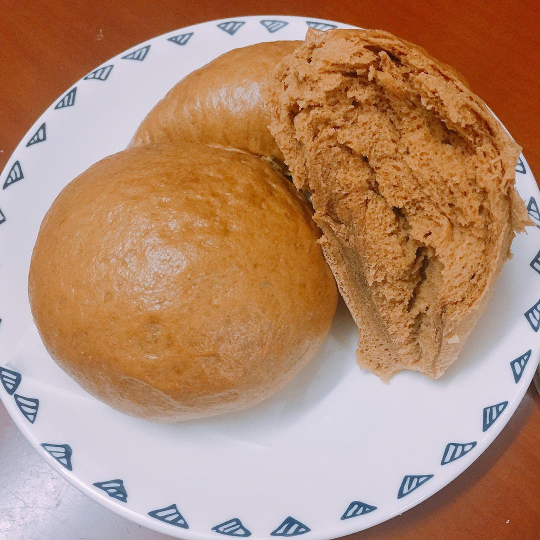 有着面包口感的红糖馒头（一次发酵）