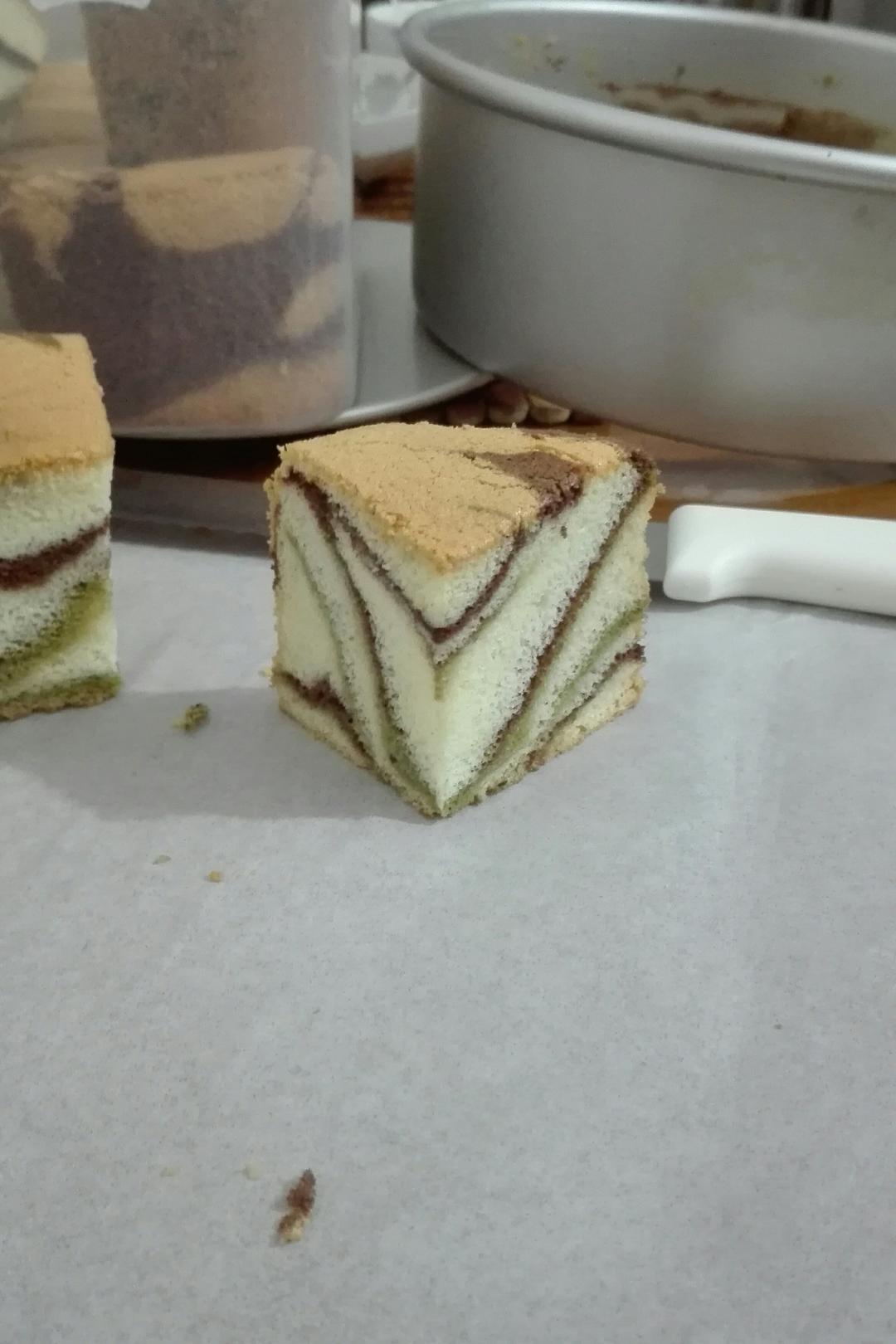 “老公”炫彩戚风蛋糕