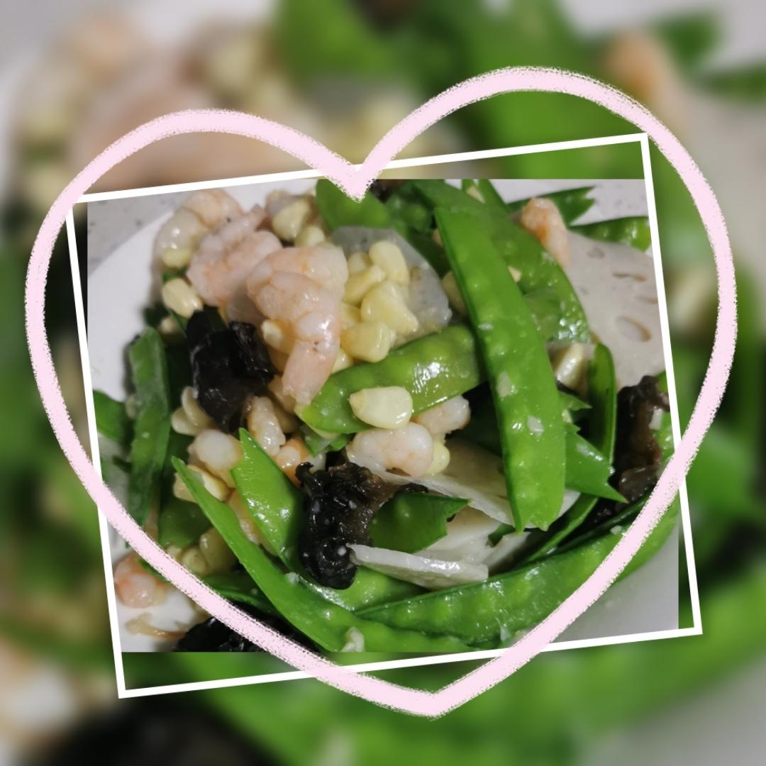 荷塘小炒的做法