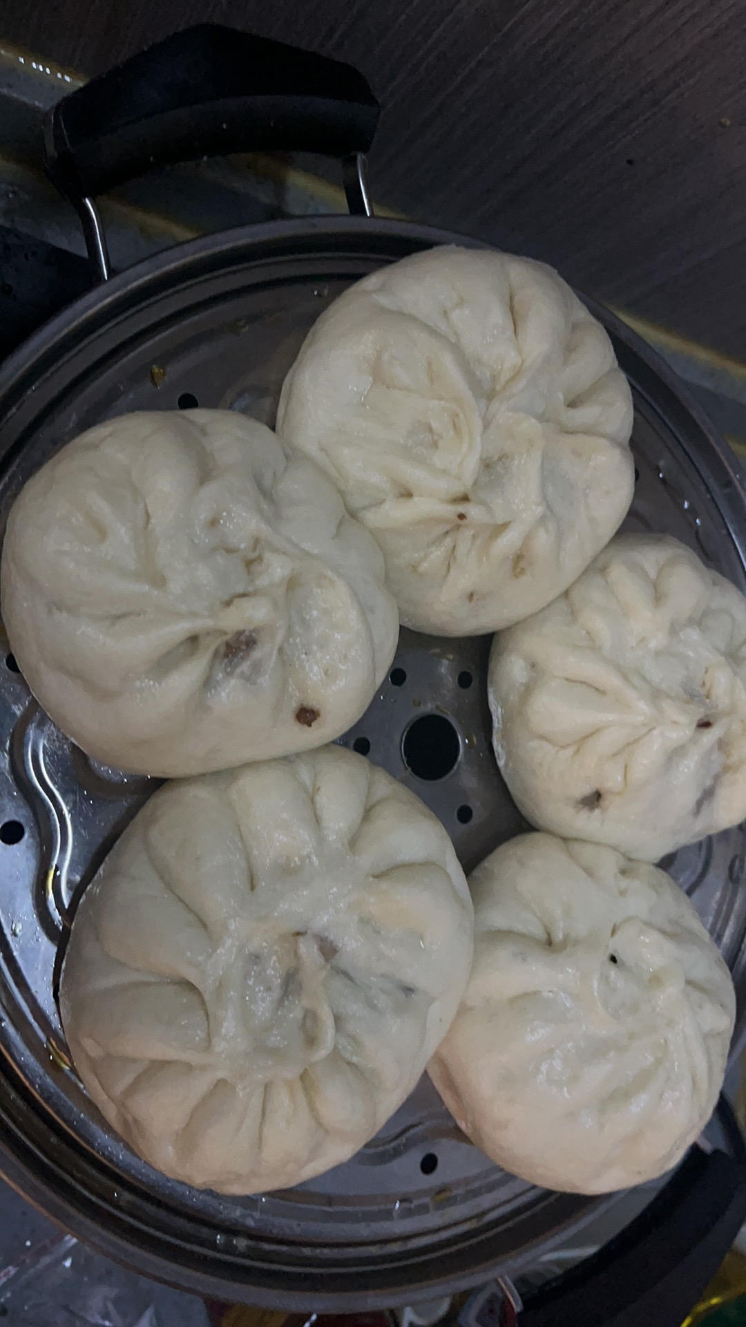 超好吃的青椒茄子肉包(熟馅)