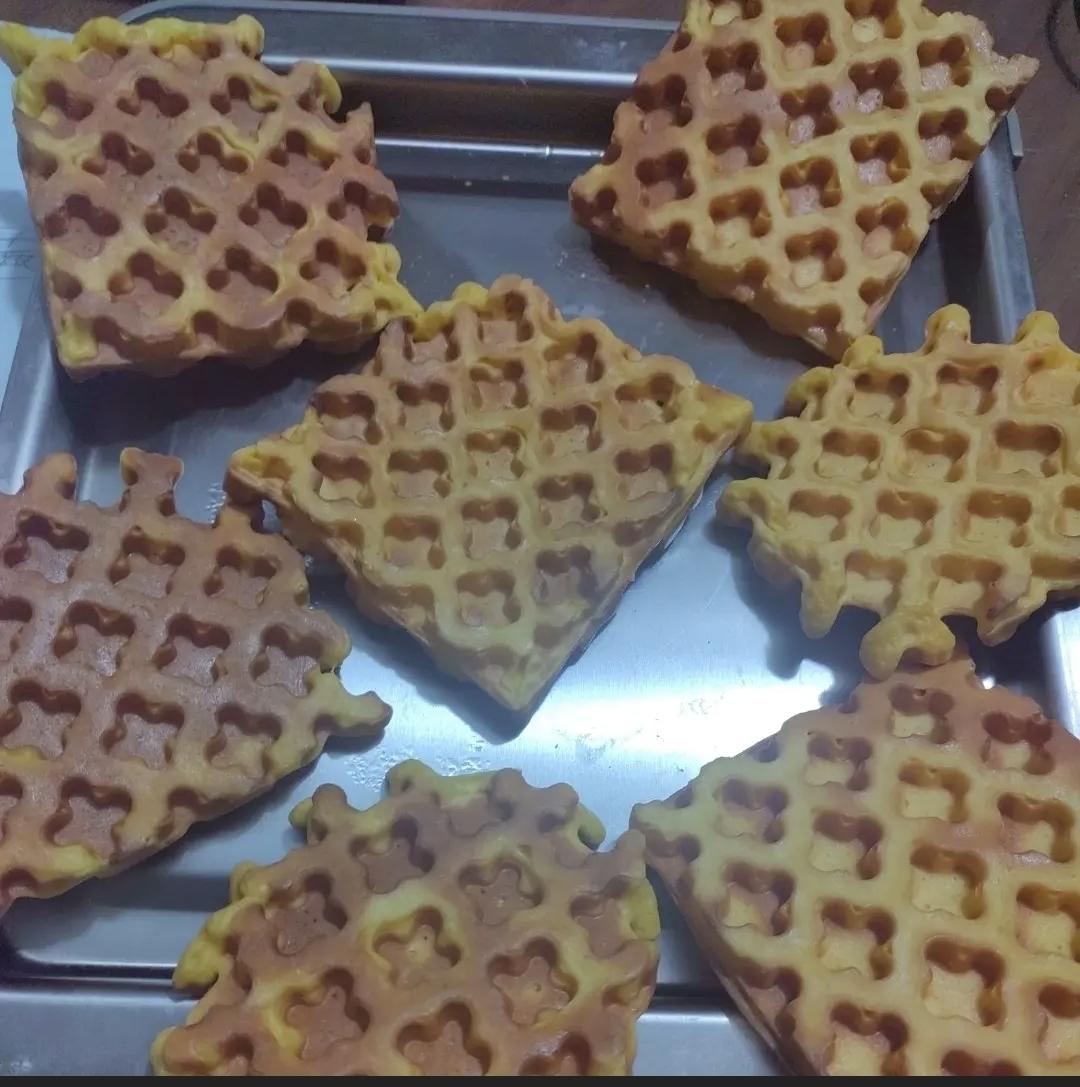 拒绝泡打粉的华夫饼方子