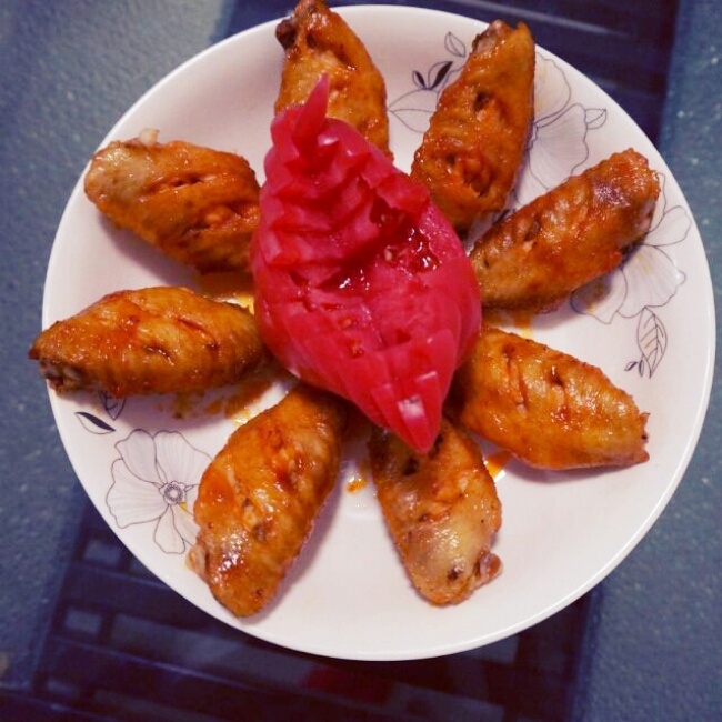 微波炉烤极美滋鸡翅