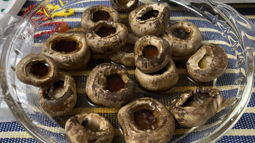 好吃，烤它！烤口蘑