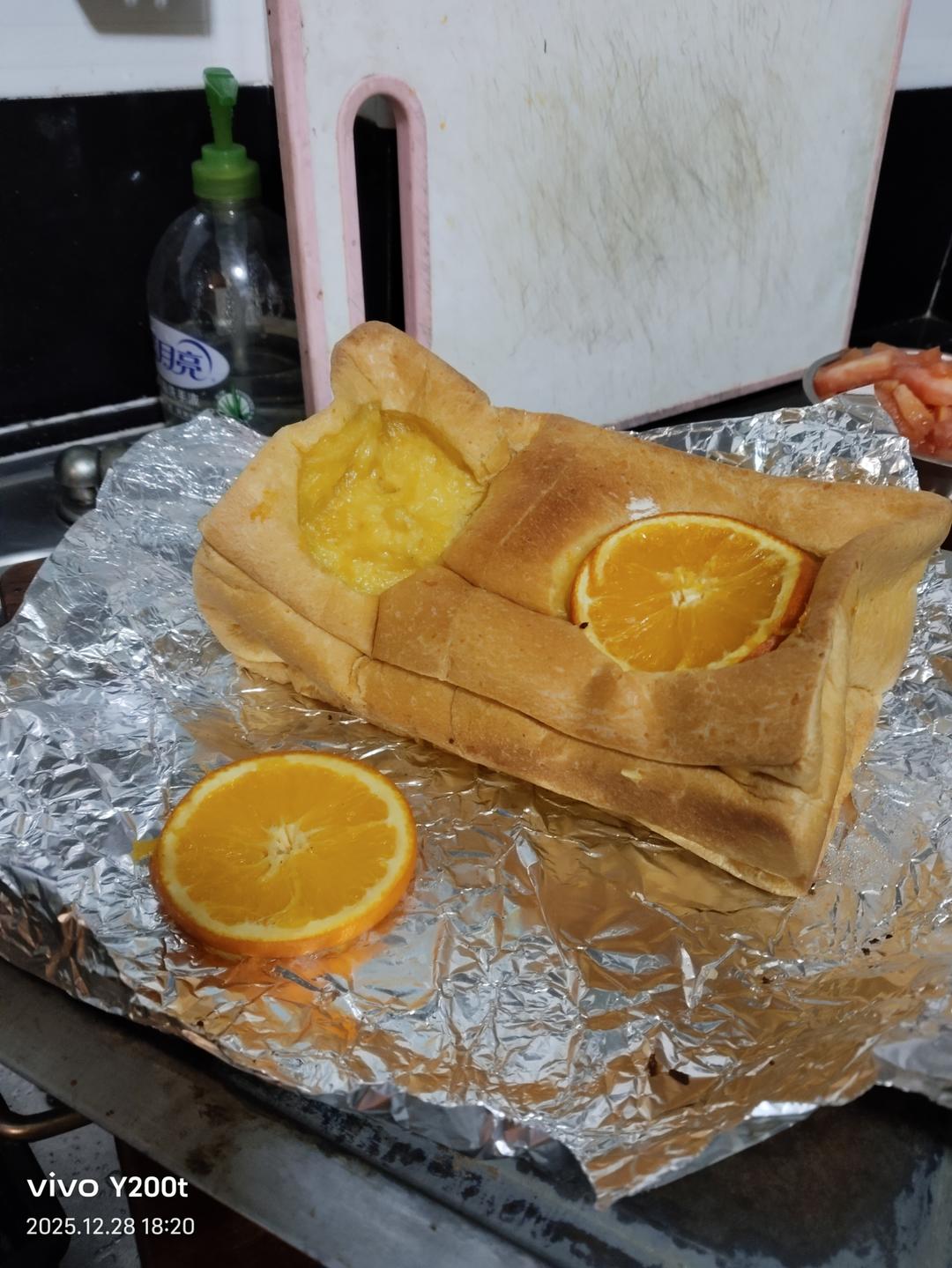 香橙🍊迷你吐司🍞/橙心橙意/250克水立方