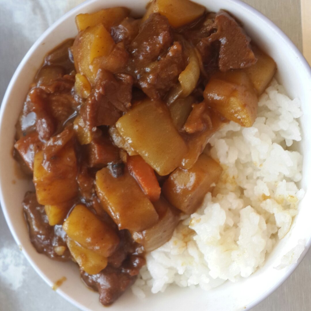 好吃到爆的咖喱牛肉饭牛肉片版