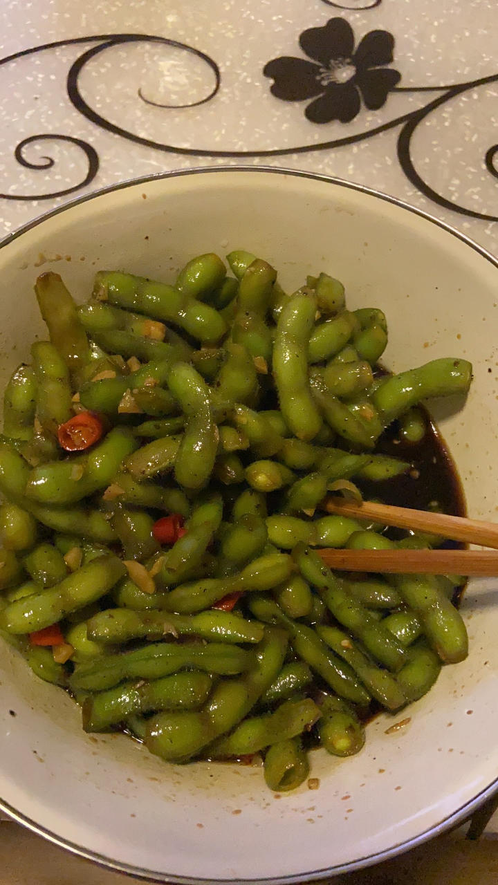 武汉夏夜狂欢菜 | 凉拌毛豆