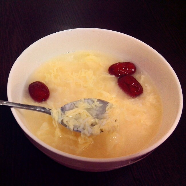 love_tvxq做的红枣醪糟蛋花汤