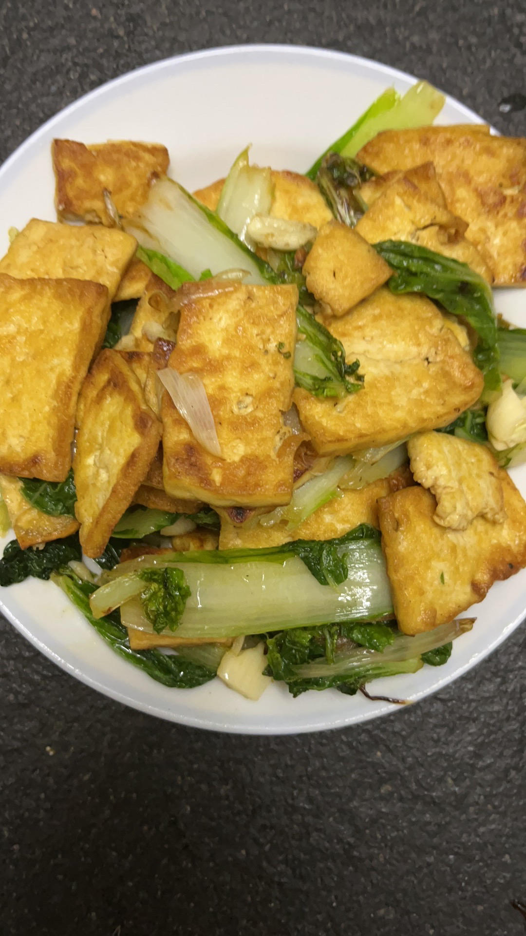 青菜炒豆腐