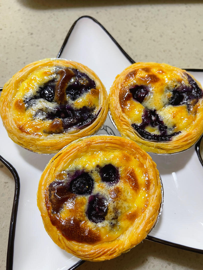爆浆蓝莓蛋挞