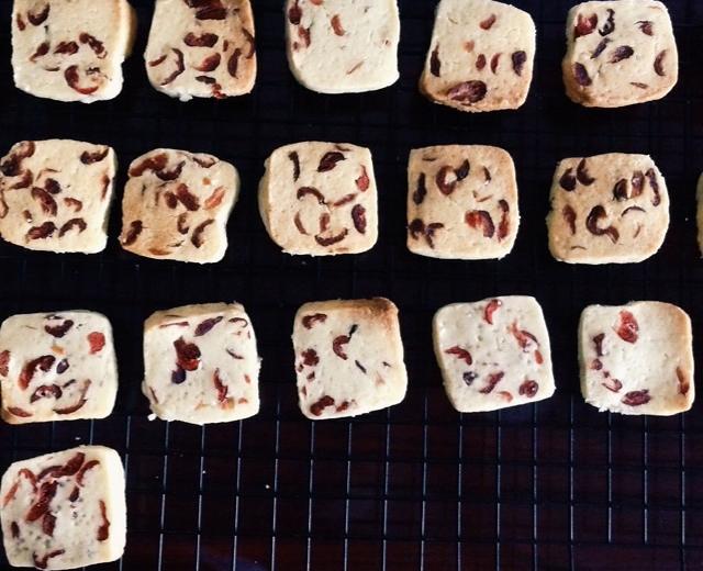 面包机版蔓越莓饼干的做法
