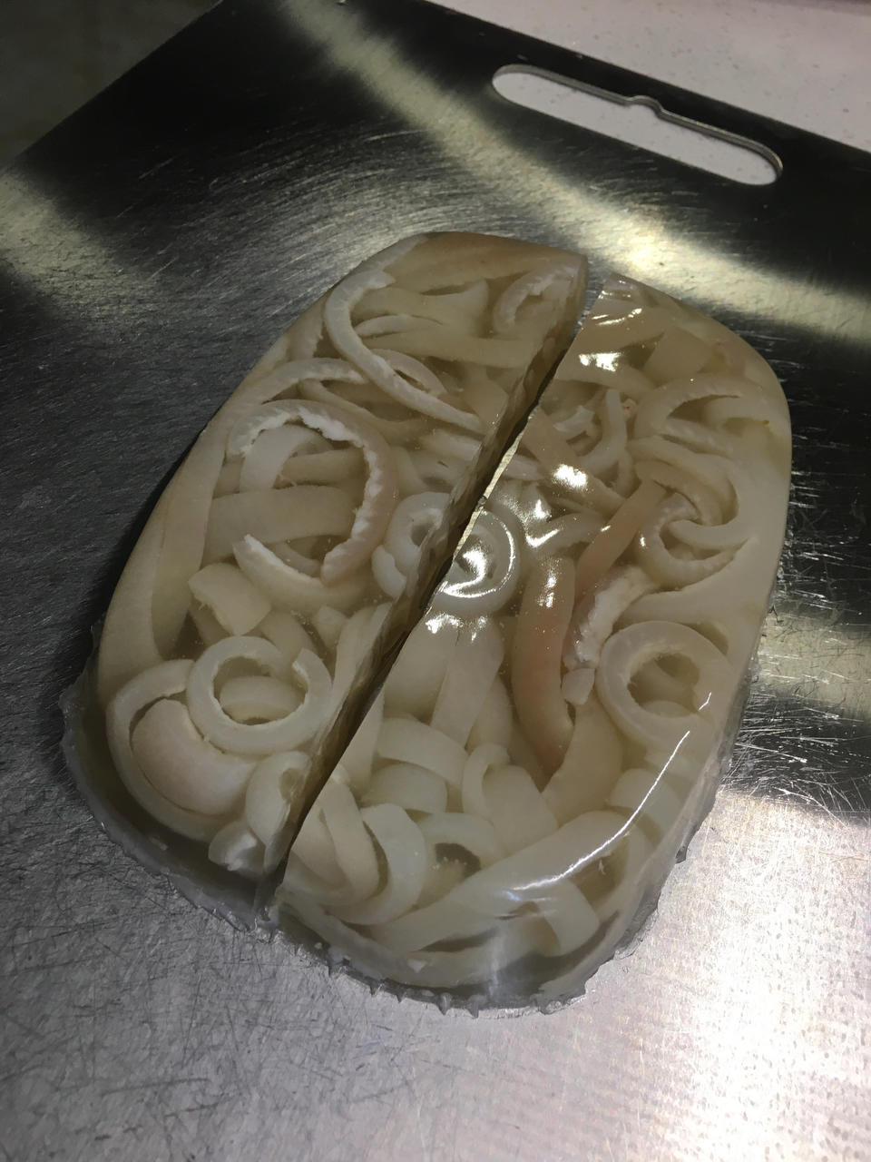 水晶肉皮冻