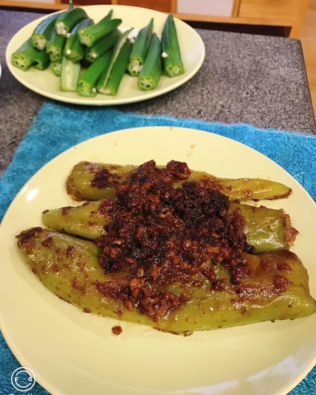 下饭菜肴--青椒酿肉
