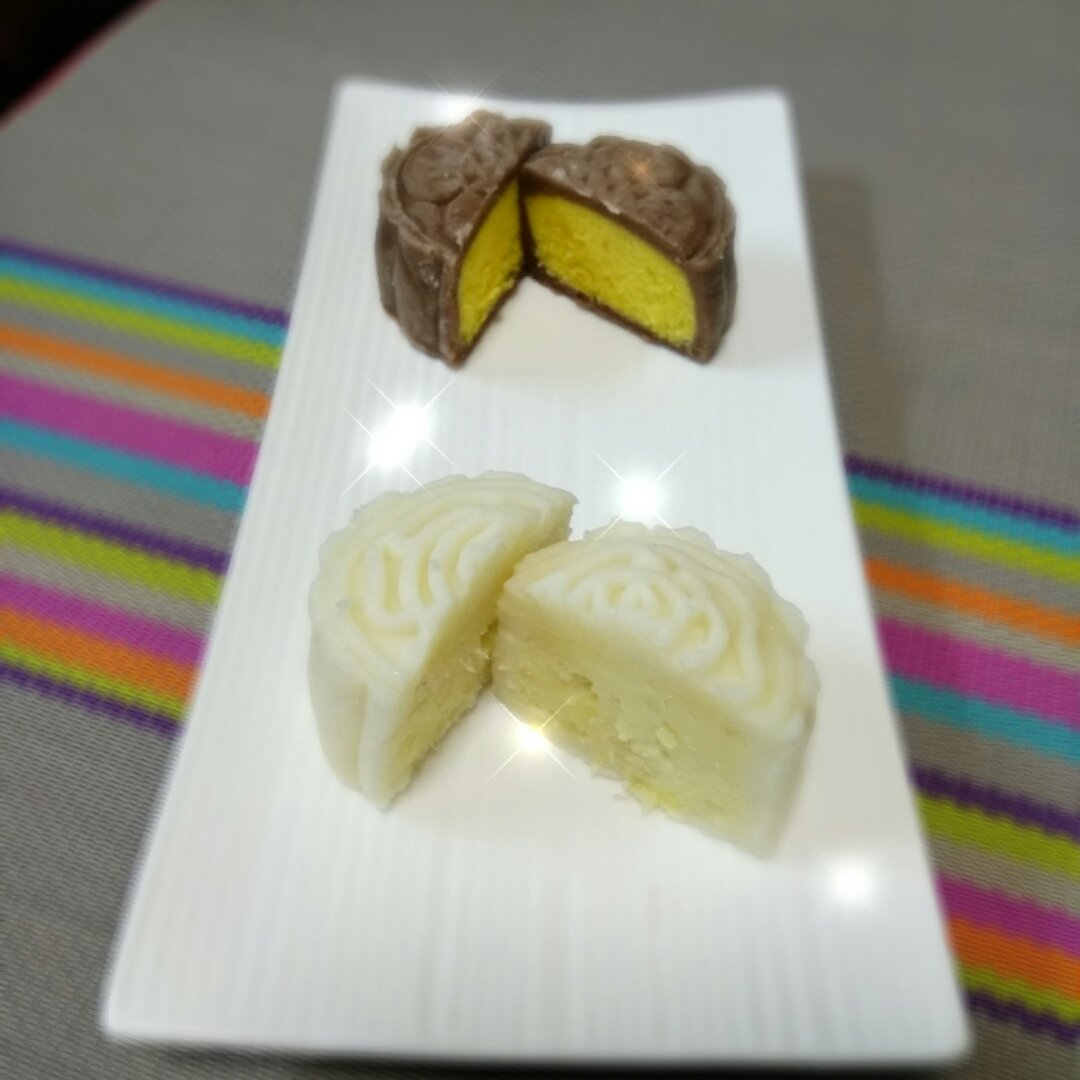 绝世好方！不开裂不粘手港式冰皮月饼（附奶黄馅做法）