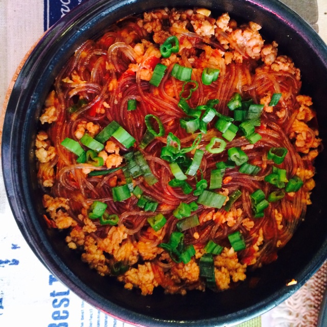 肉末粉丝煲