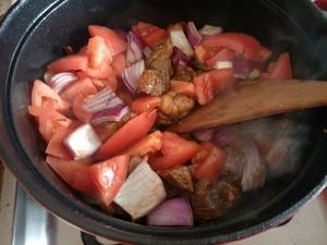 胡萝卜番茄土豆炖牛肉（冬日里的一锅乱炖）的做法 步骤7