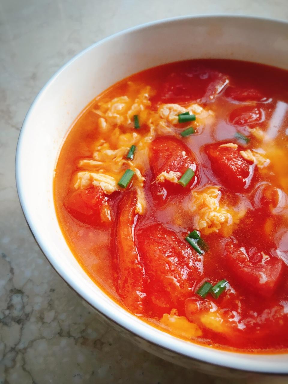 好喝到爆的西红柿鸡蛋汤