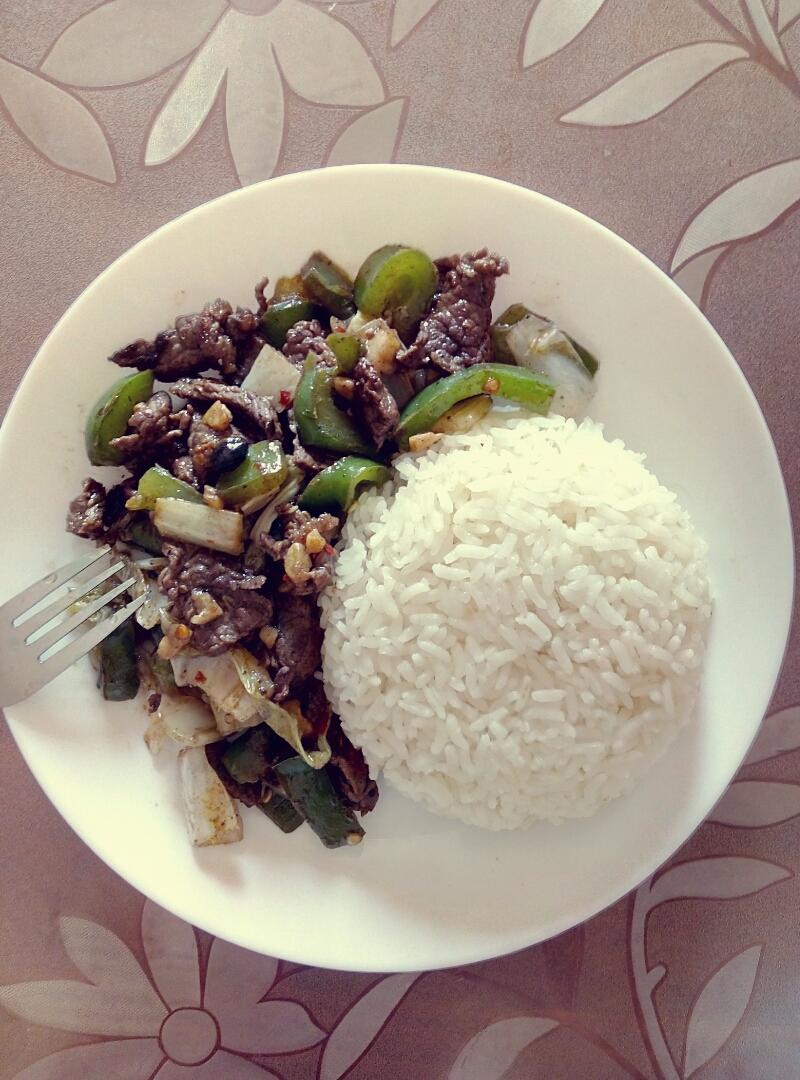 生炒牛肉饭