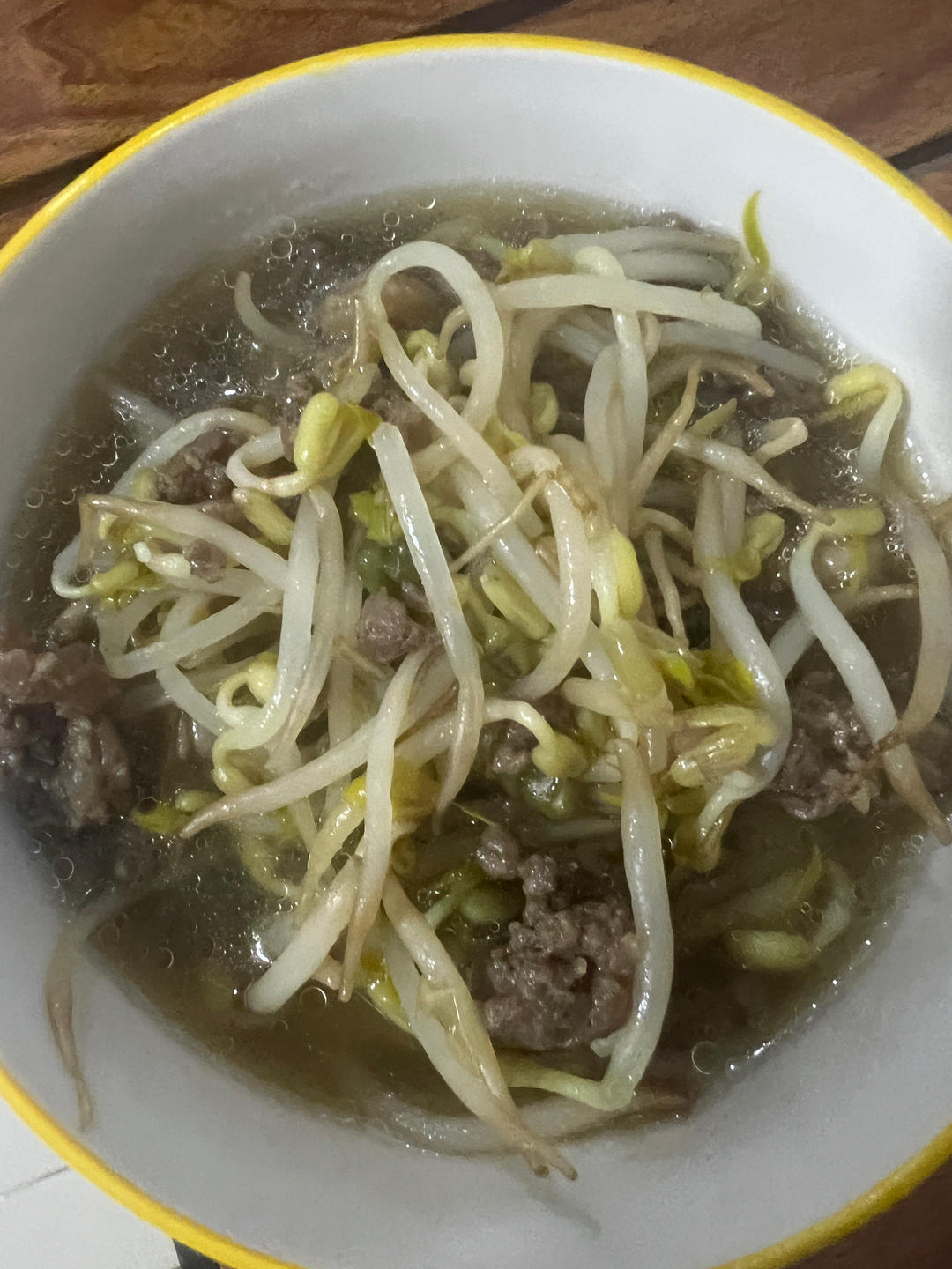减脂豆芽牛肉汤