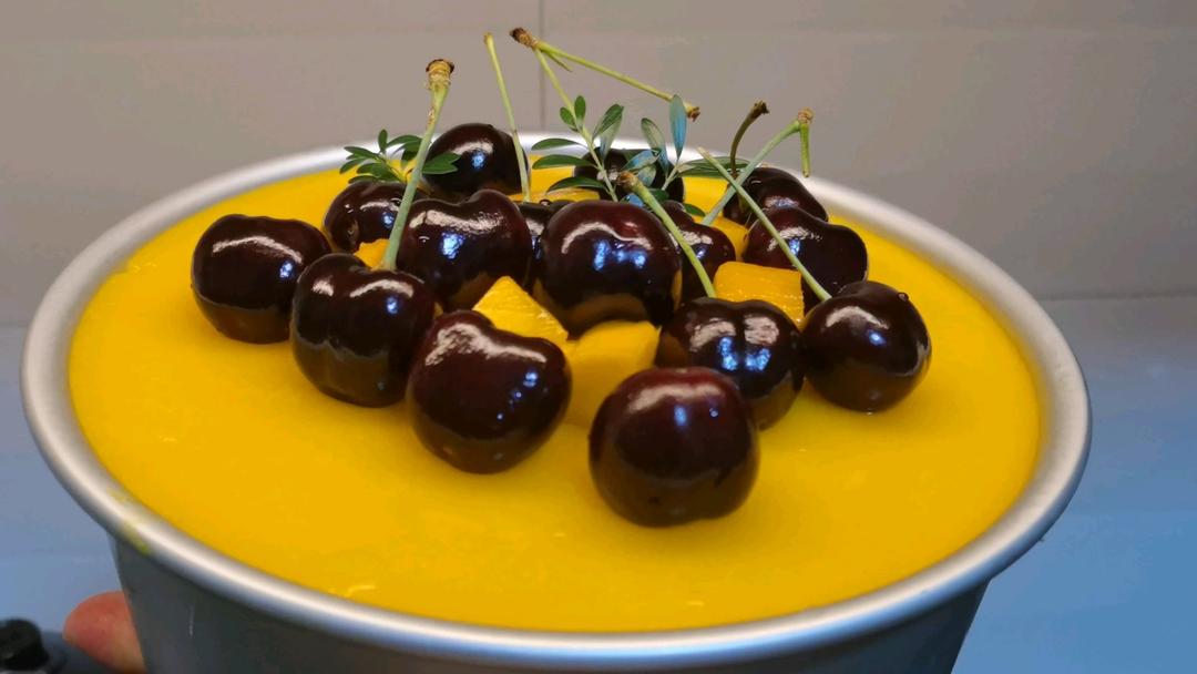 芒果慕斯蛋糕6寸8寸（新手也能一次成功）