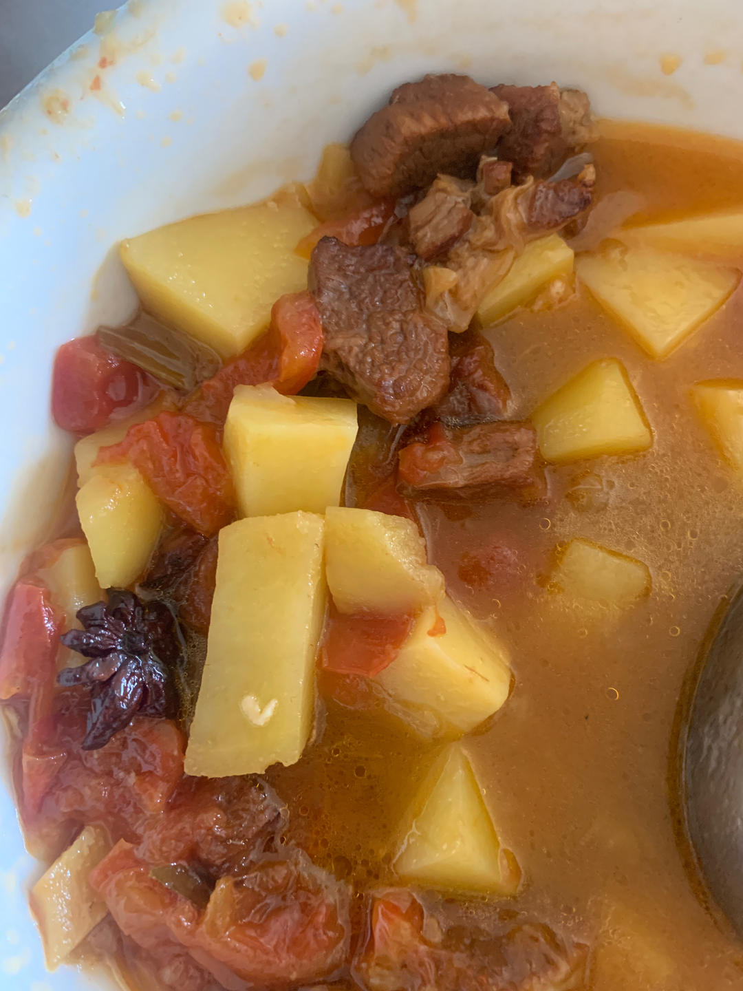 番茄土豆炖牛腩