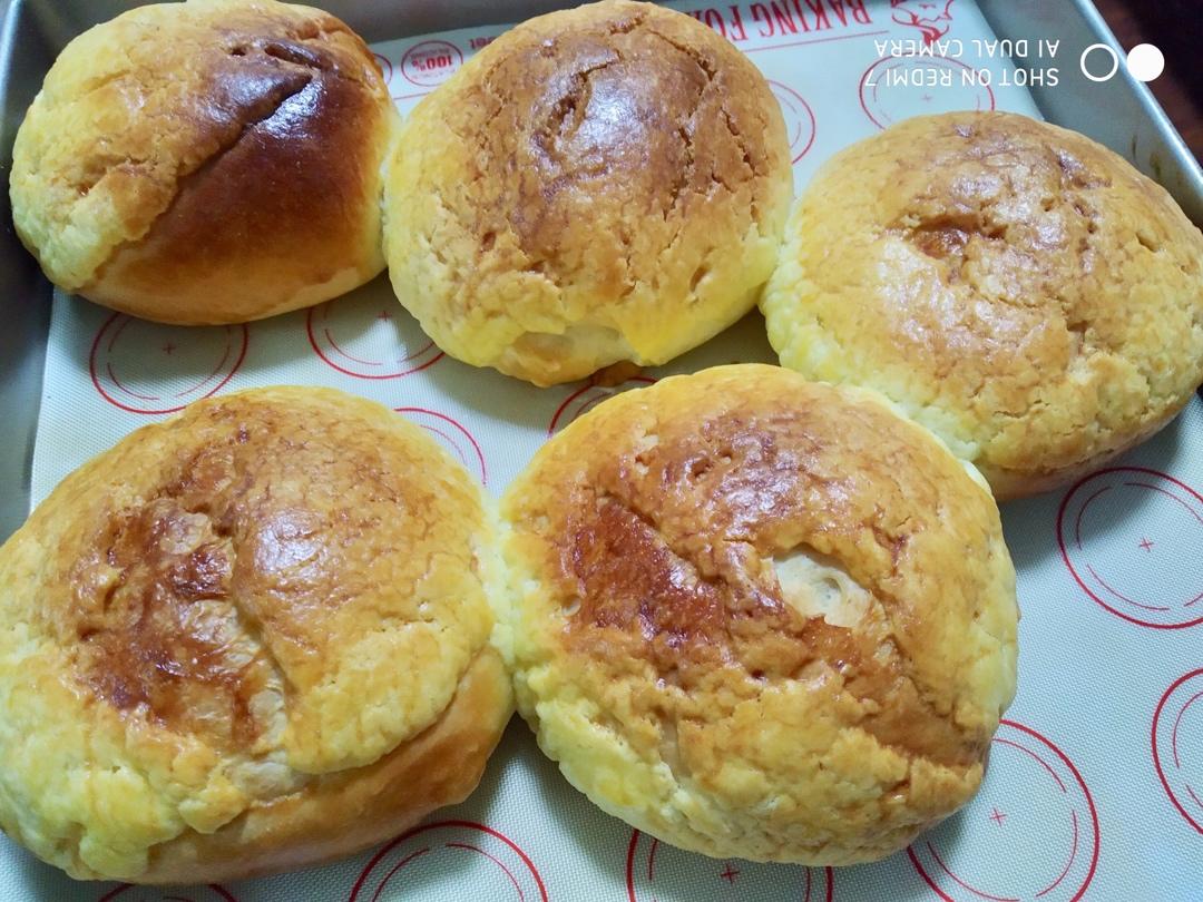 可可爱爱菠萝包（省时法）