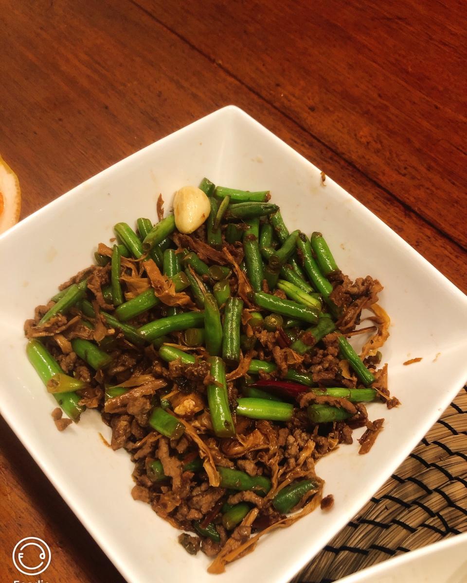 肉末干菜刀豆