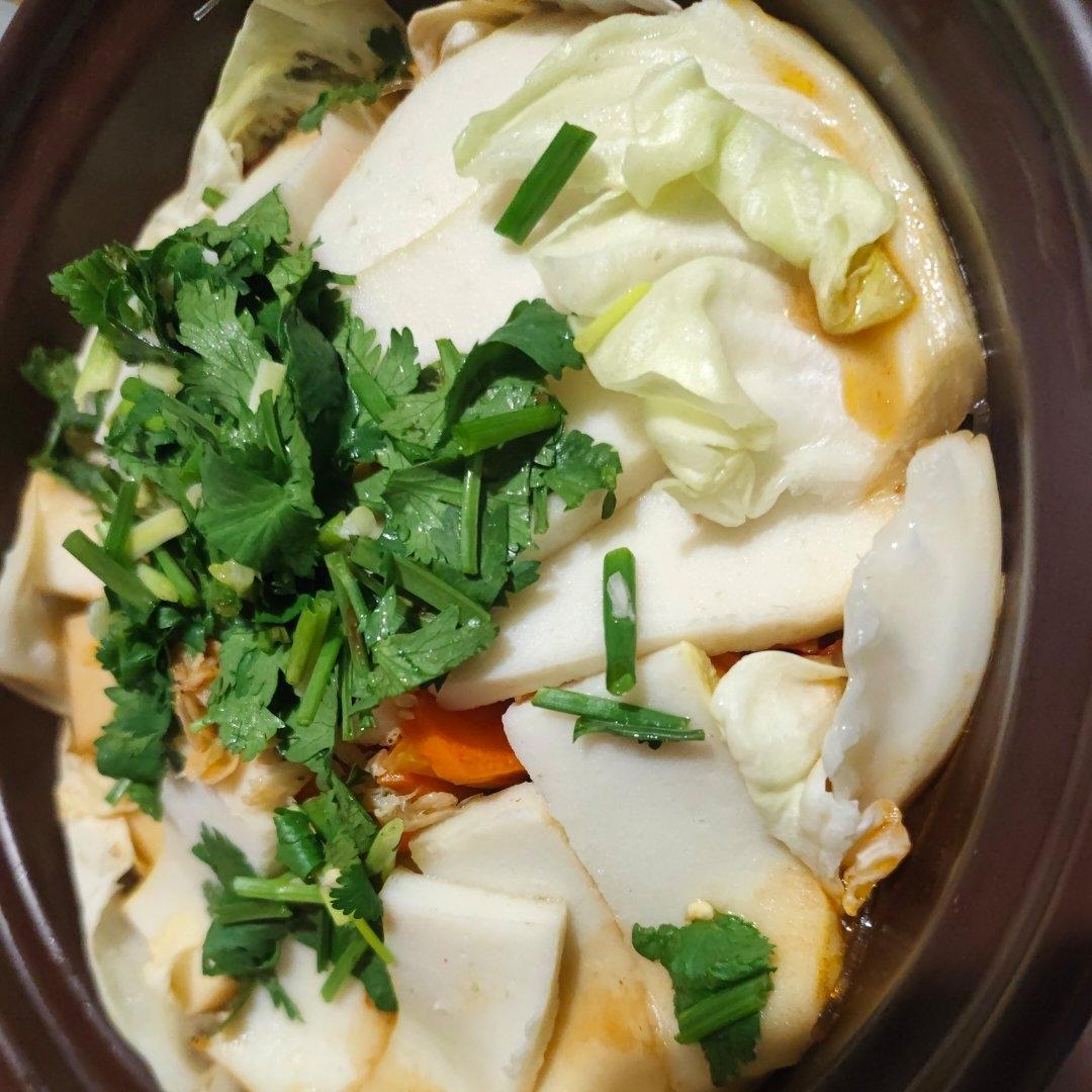 砂锅娃娃菜粉丝煲