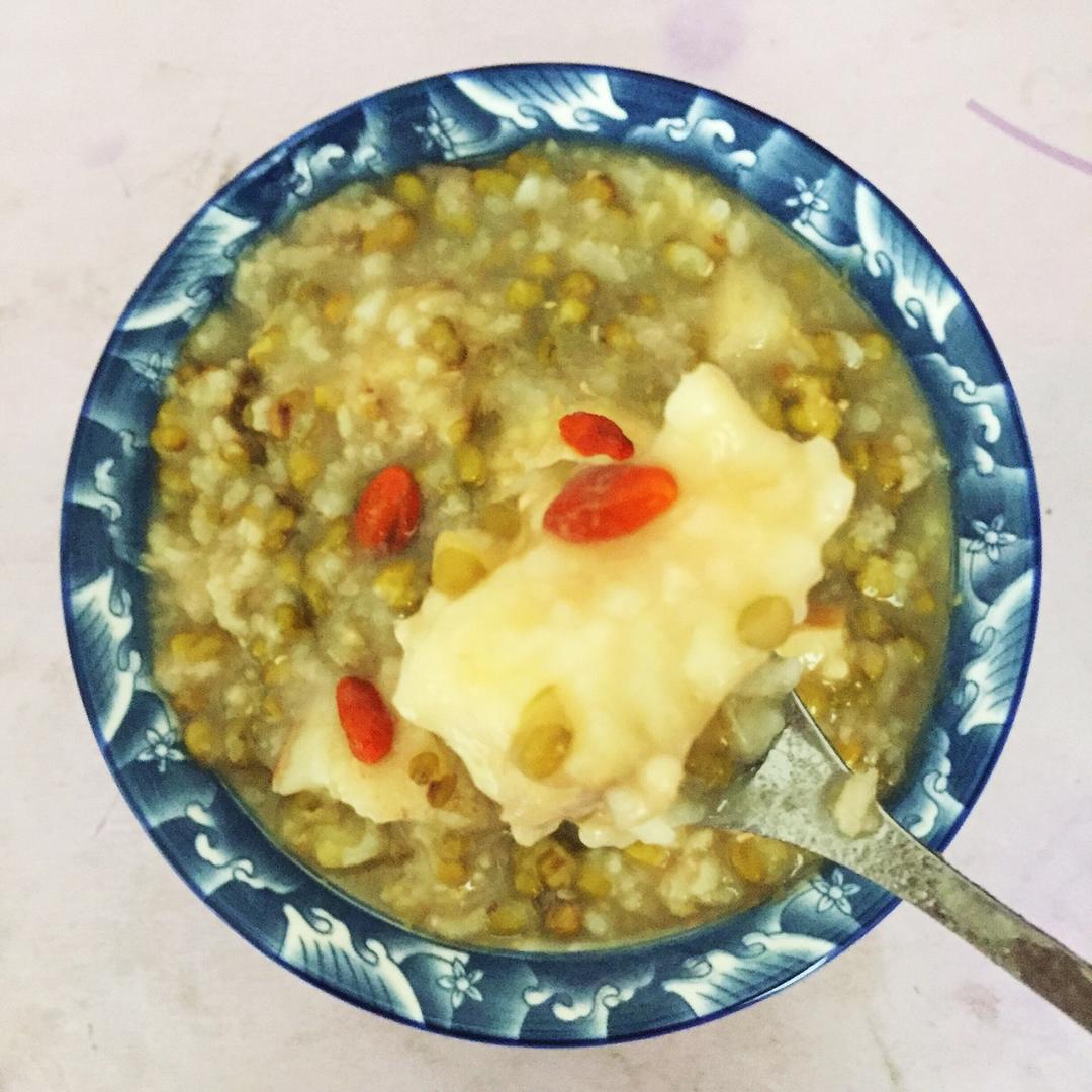 山药绿豆粥