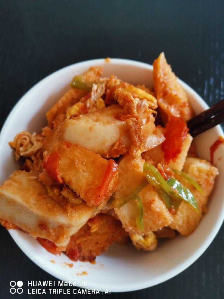 西红柿鸡蛋炒馒头