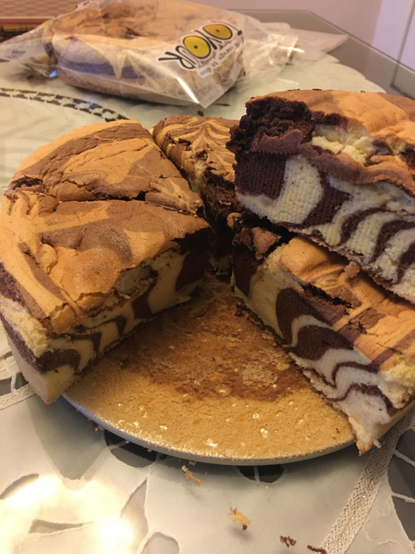 可可味——斑马纹戚风蛋糕