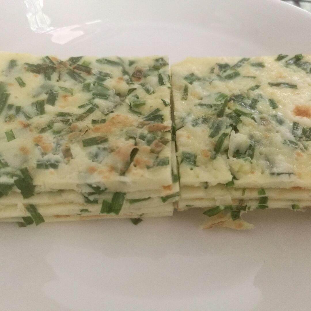 韭菜鸡蛋饼