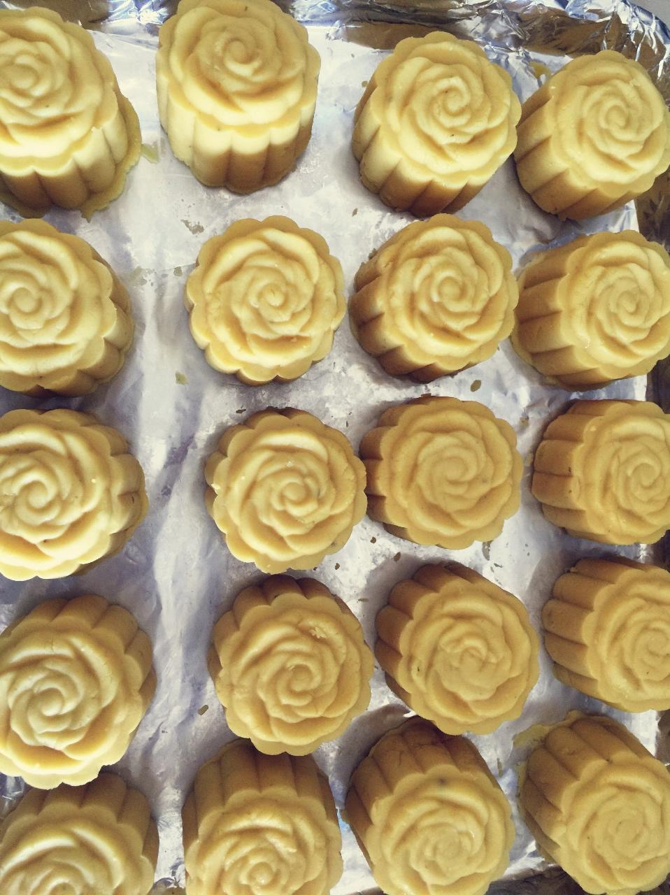 懒汉免炒绿豆沙(绿豆糕)