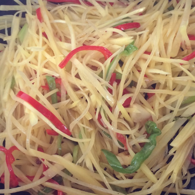 青椒土豆丝