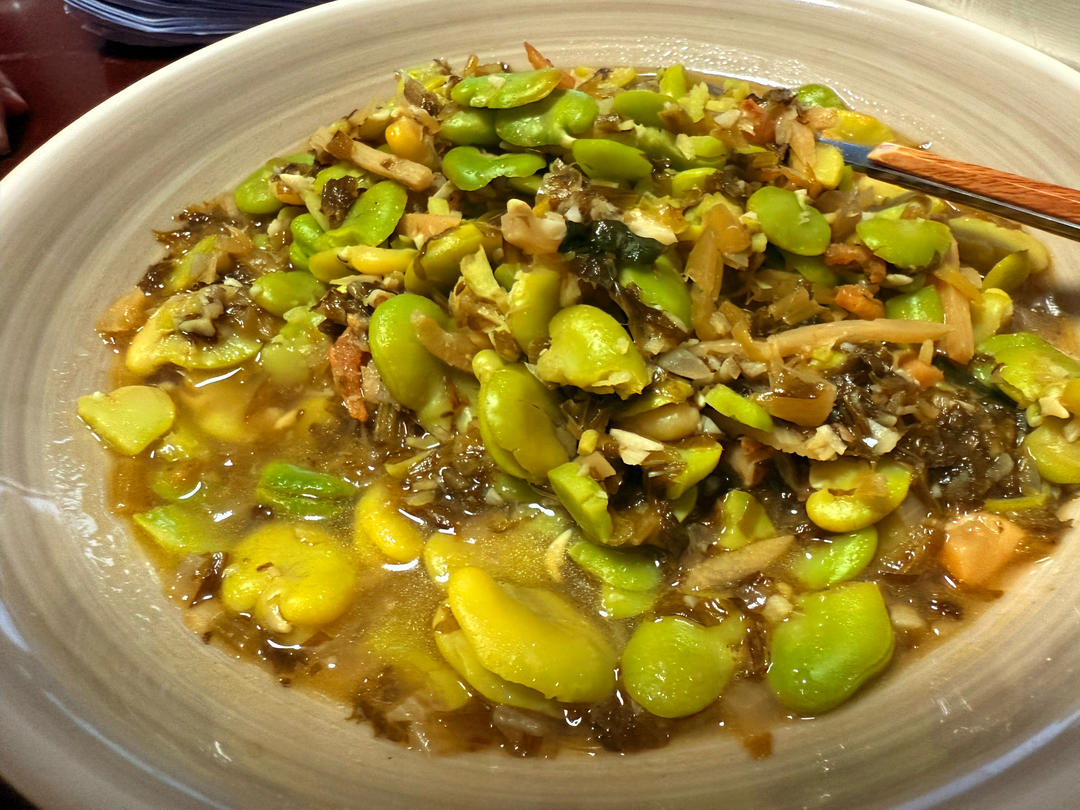 家烧蚕豆瓣