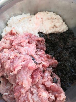 紫菜猪肉水饺的做法 步骤2