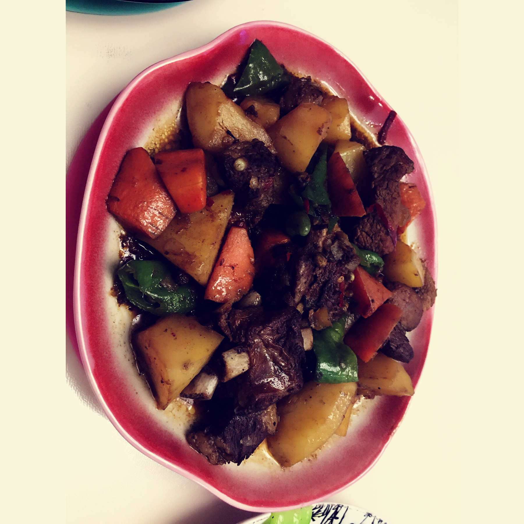 土豆炖排骨